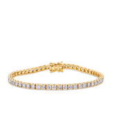 6.00ct TW Diamond Tennis Bracelet in 9ct Yellow Gold