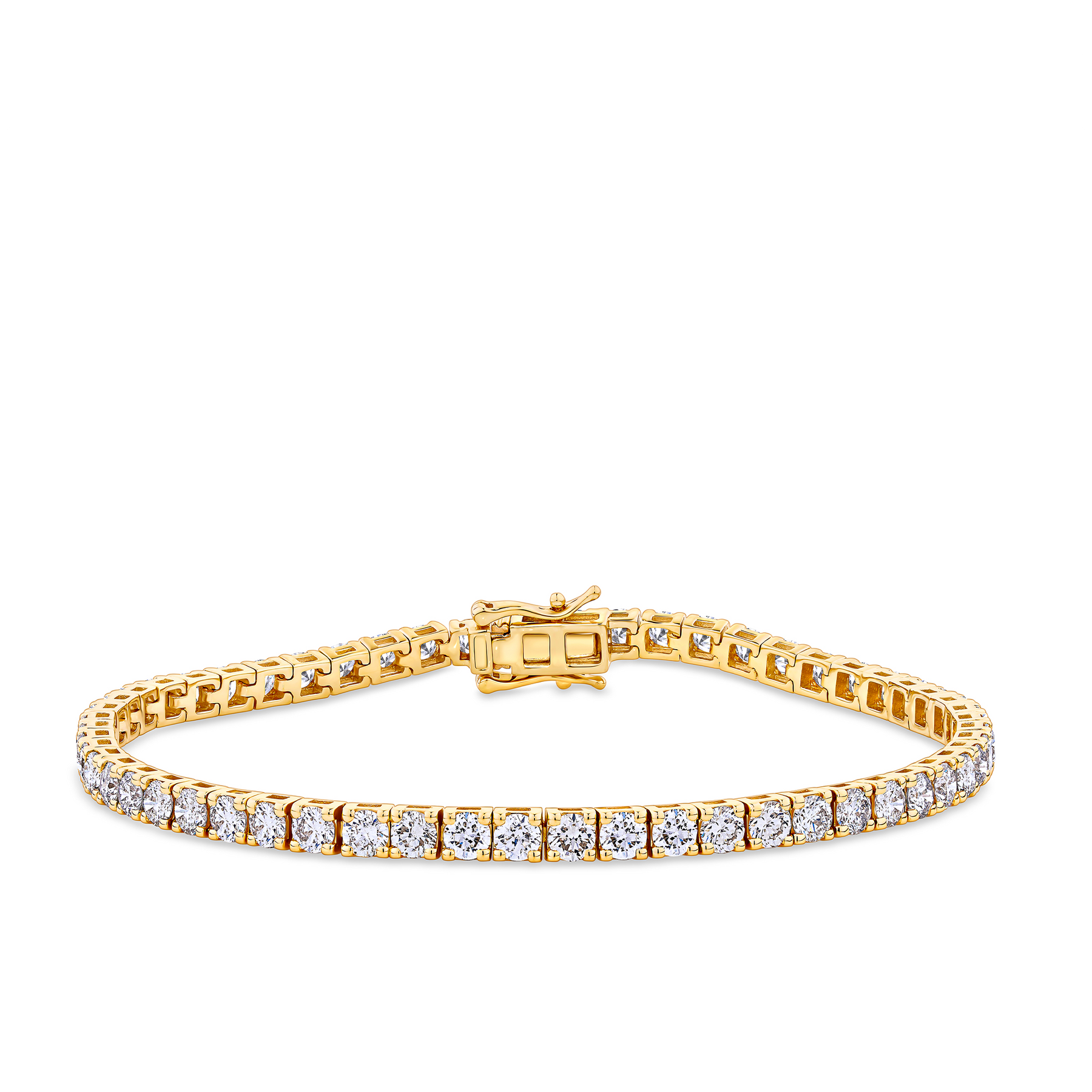 6.00ct TW Diamond Tennis Bracelet in 9ct Yellow Gold