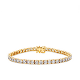 8.00ct TW Diamond Tennis Bracelet in 9ct Yellow Gold