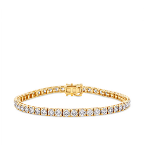 8.00ct TW Diamond Tennis Bracelet in 9ct Yellow Gold