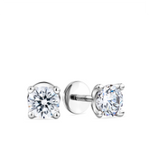 Diamond Stud Earrings in 18ct White Gold