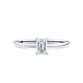 1917™ 0.50ct Diamond Emerald Cut Solitaire Engagement Ring in 18ct White Gold