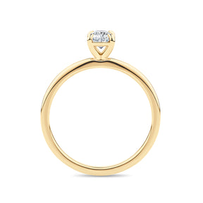 1917™ 0.50ct Diamond Oval Solitaire Engagement Ring in 18ct Yellow Gold