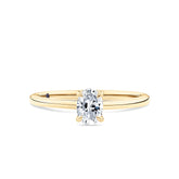 1917™ 0.50ct Diamond Oval Solitaire Engagement Ring in 18ct Yellow Gold