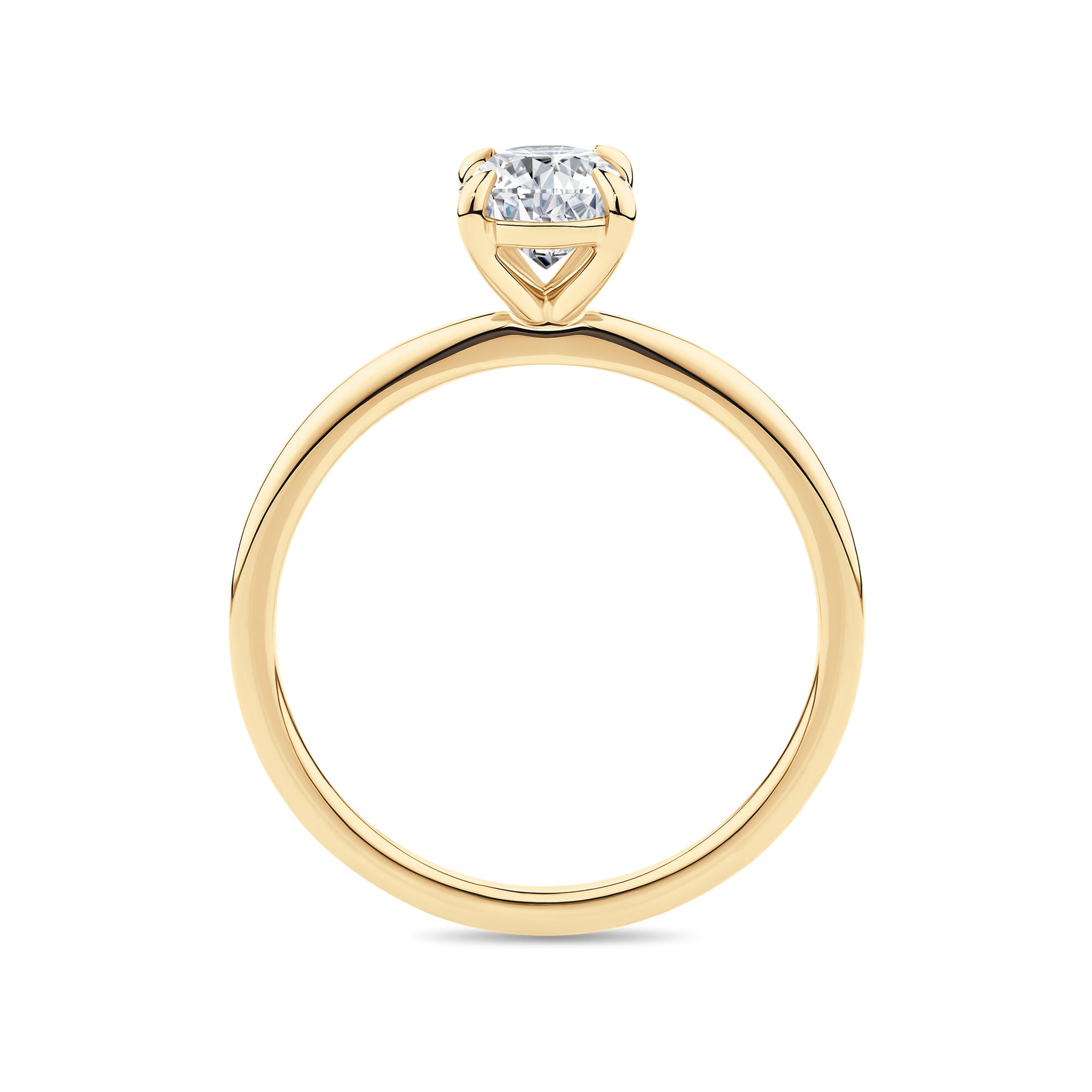 1917™ 1.00ct Diamond Oval Solitaire Engagement Ring in 18ct Yellow Gold