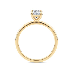 1917™ 1.00ct Diamond Oval Solitaire Engagement Ring in 18ct Yellow Gold