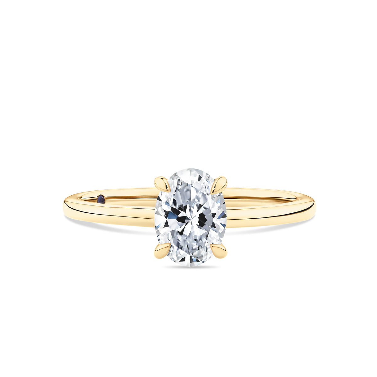 1917™ 1.00ct Diamond Oval Solitaire Engagement Ring in 18ct Yellow Gold