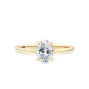 1917™ 1.00ct Diamond Oval Solitaire Engagement Ring in 18ct Yellow Gold