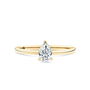 1917™ 0.50ct Diamond Pear Solitaire Engagement Ring in 18ct Yellow Gold