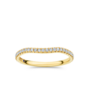 1917™ 0.21 TW Diamond Wedding Band in 18ct Yellow Gold