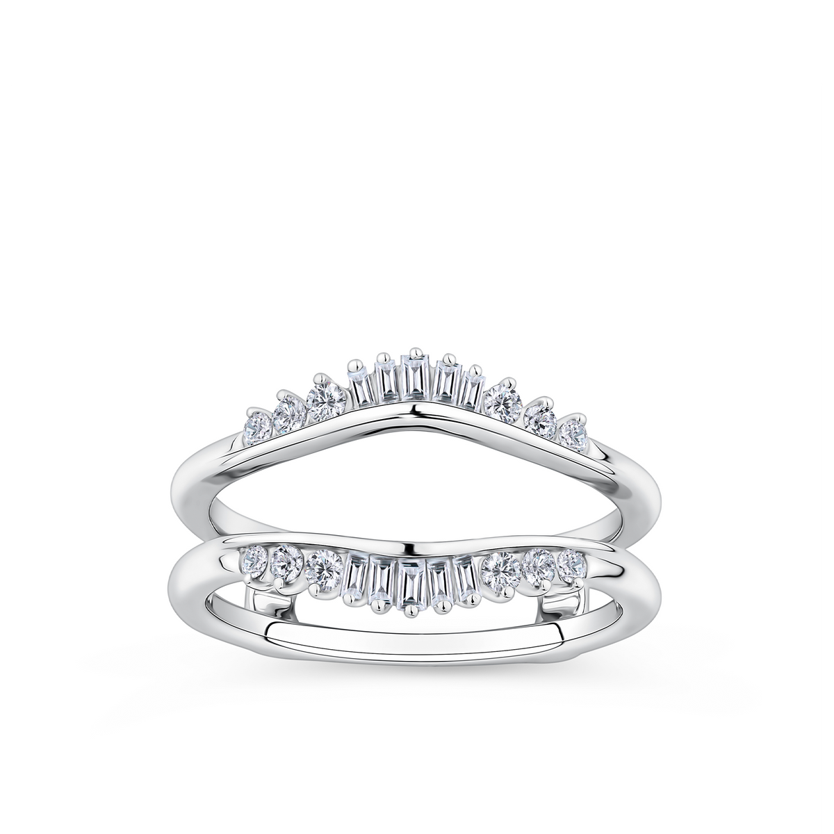 Diamond Ring in 9ct White Gold