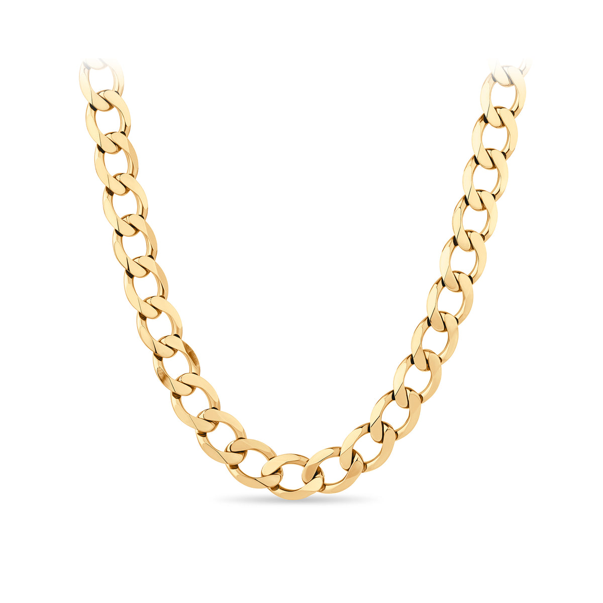 60cm Curb Link Chain in 18ct Yellow Gold