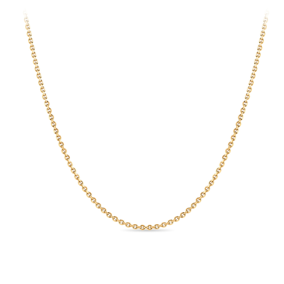 50cm Cable Link Chain in 18ct Yellow Gold