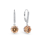 Cubic Zirconia Earrings in Sterling Silver