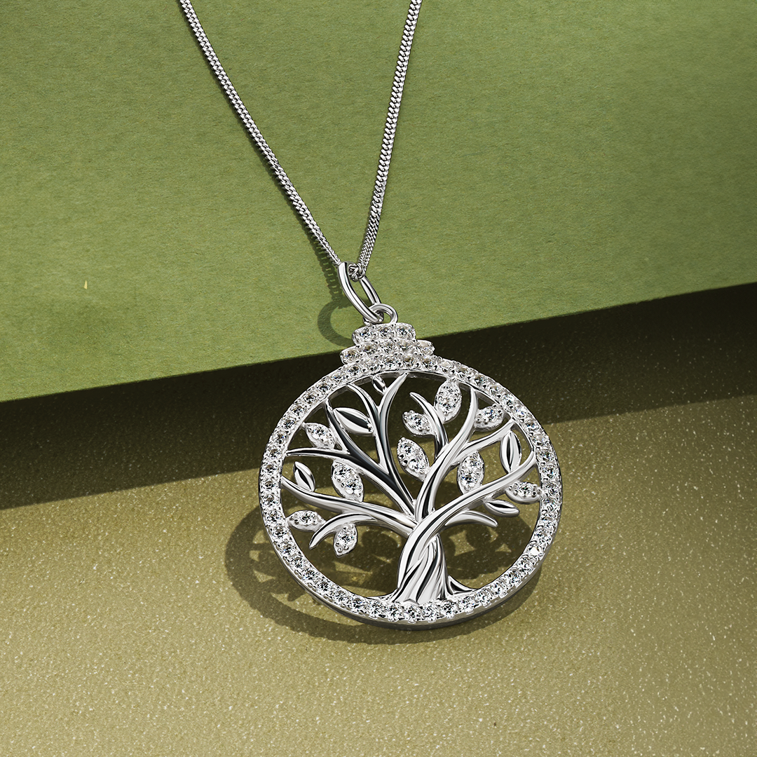 Tree of Life Pendant in Sterling Silver