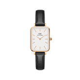 Daniel Wellington Quadro 20X26 Pressed Sheffield Rose Gold & White Watch