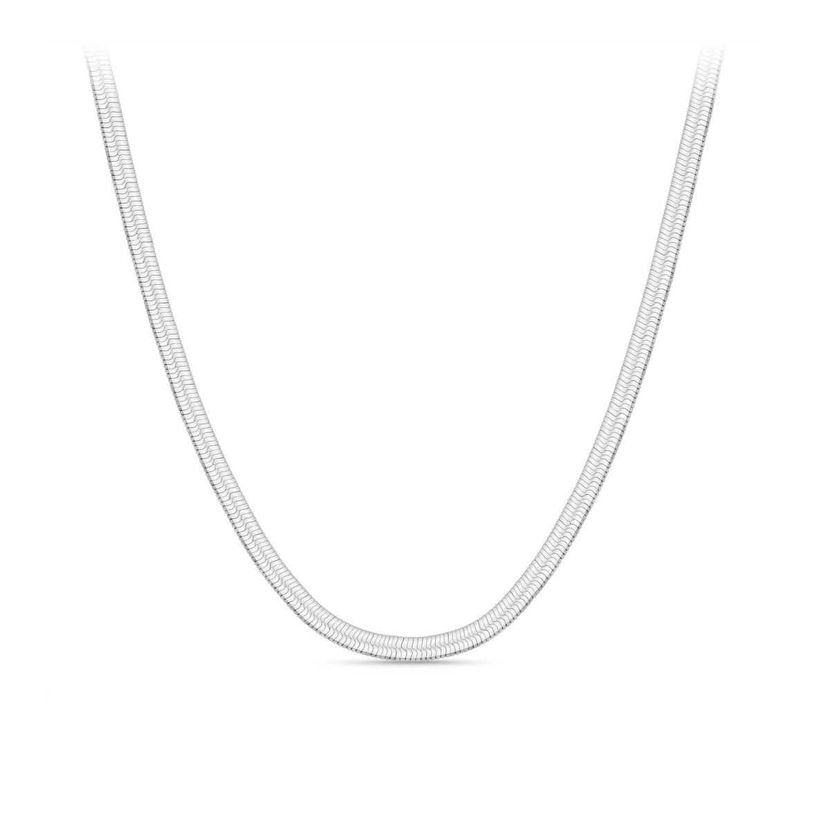 Herringbone Chain in Sterling Silver