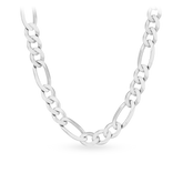 60cm Figaro Chain in Sterling Silver