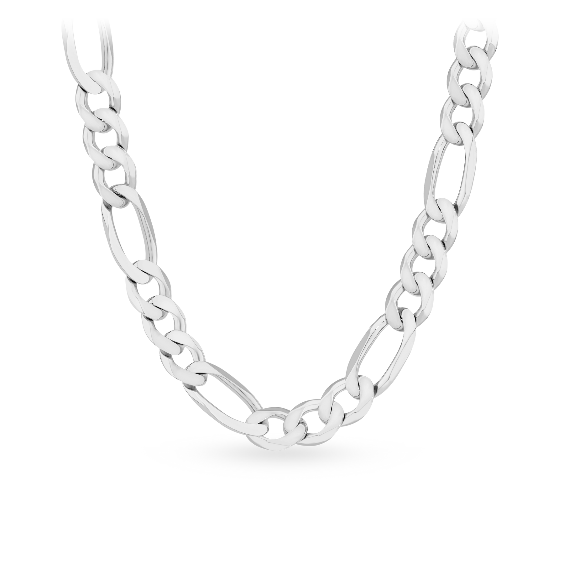 60cm Figaro Chain in Sterling Silver