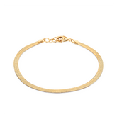 Herringbone Bracelet in 9ct Yellow Gold