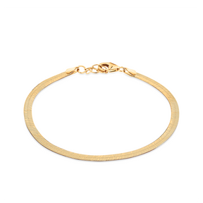 Herringbone Bracelet in 9ct Yellow Gold