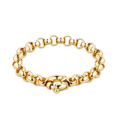 Belcher Link Bracelet in 9ct Yellow Gold