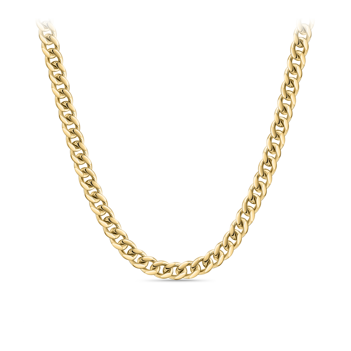 Curb Link Chain in 9ct Yellow Gold