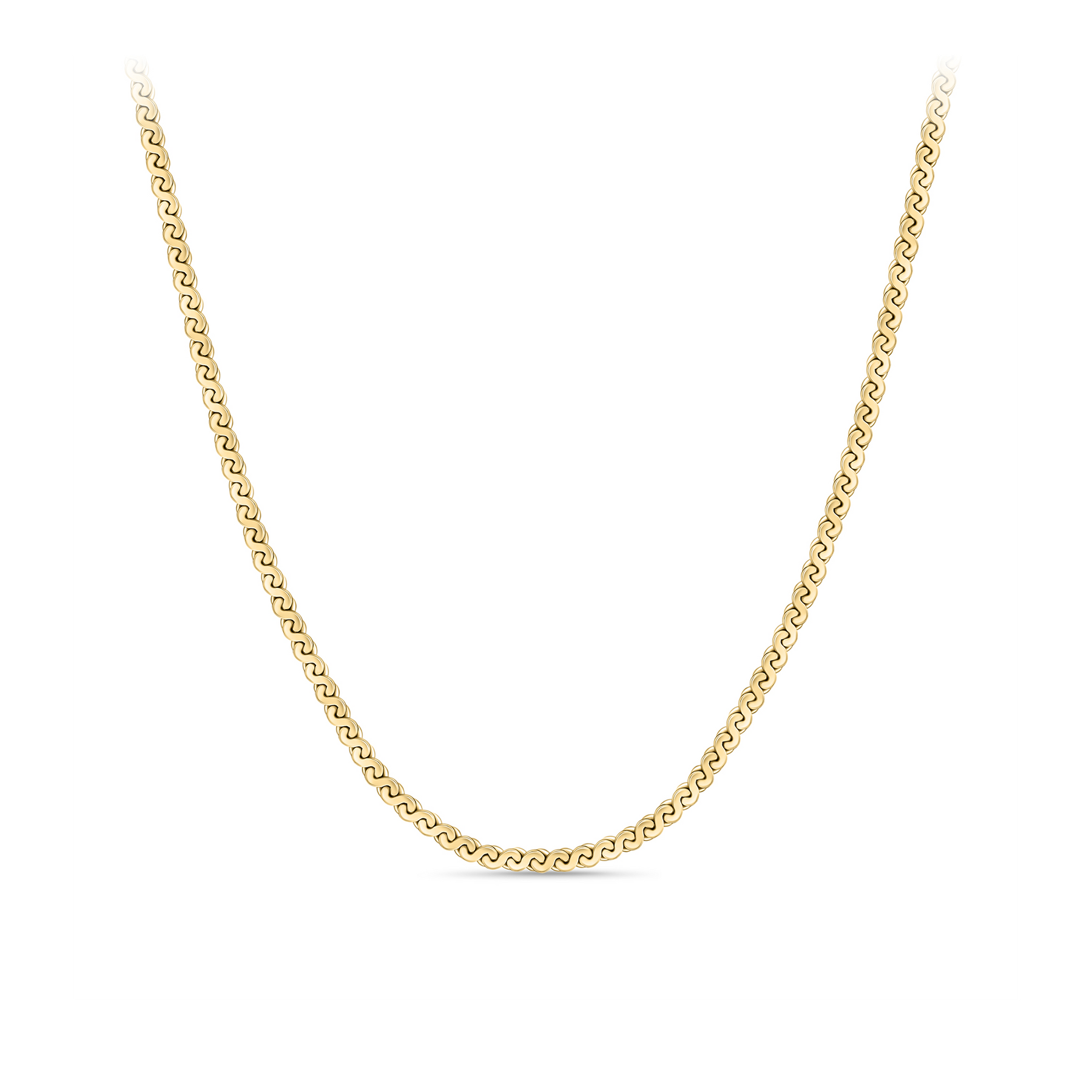 Serpentine Chain in 9ct Yellow Gold