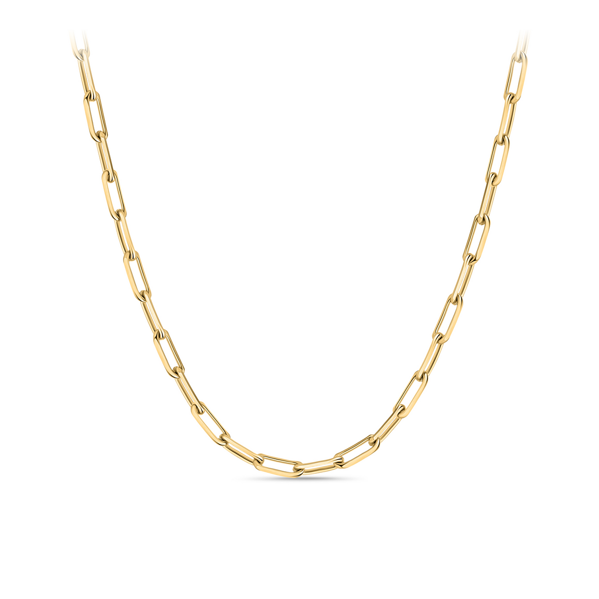 Paperclip Chain in 9ct Yellow Gold