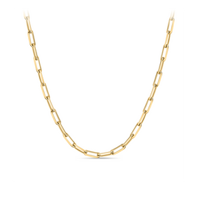 Paperclip Chain in 9ct Yellow Gold