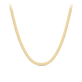 Herringbone Chain in 18ct Yellow Gold