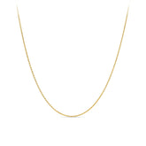 Solid Cable Link Chain in 9ct Yellow Gold