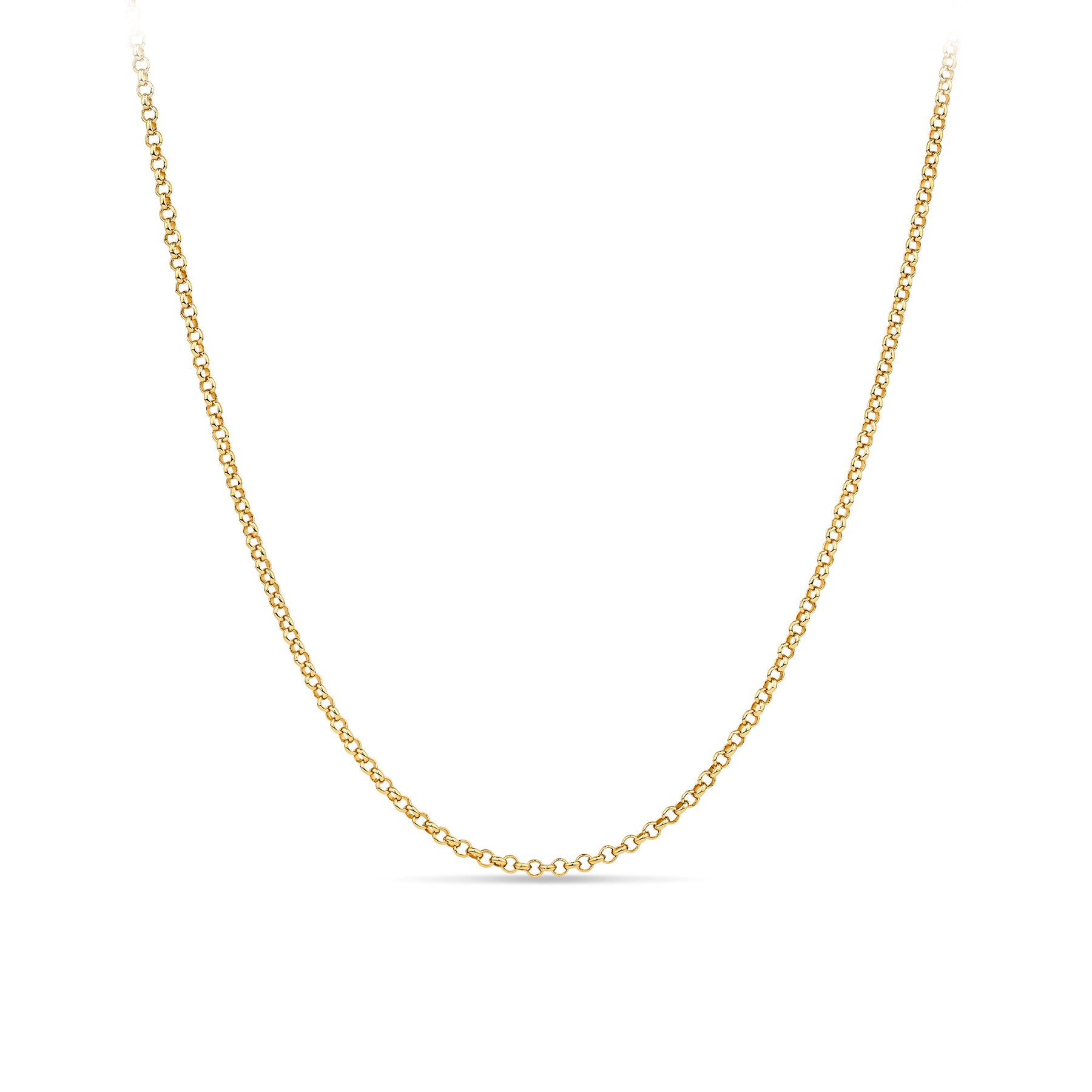 Belcher Link Chain in 9ct Yellow Gold