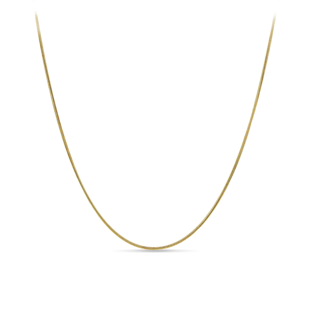 Solid Snake Link Chain in 9ct Yellow Gold