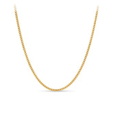 Solid Curb Link Chain in 9ct Yellow Gold