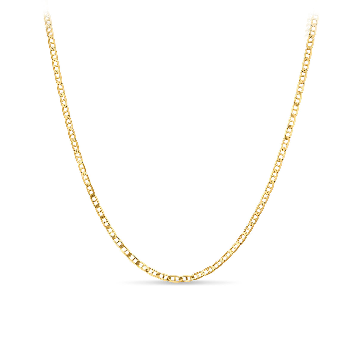 Solid Anchor Link Chain in 9ct Yellow Gold