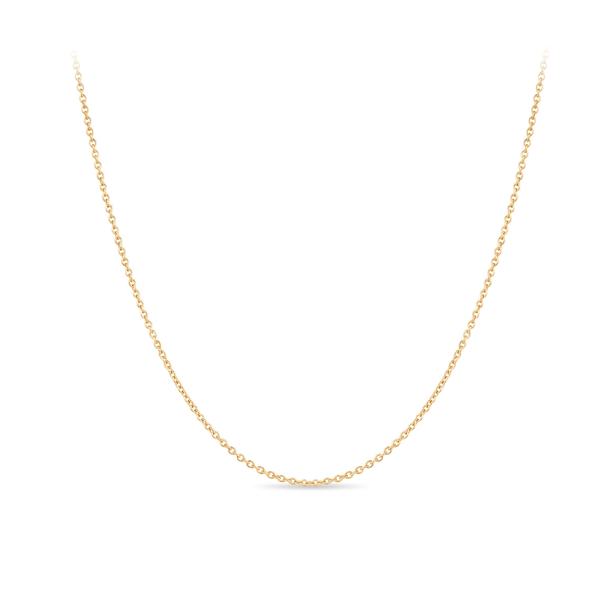 40cm Cable Link Chain in 9ct Yellow Gold