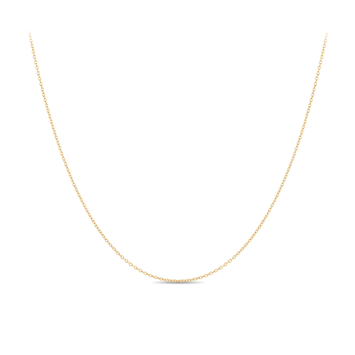 45cm Cable Link Chain in 9ct Yellow Gold