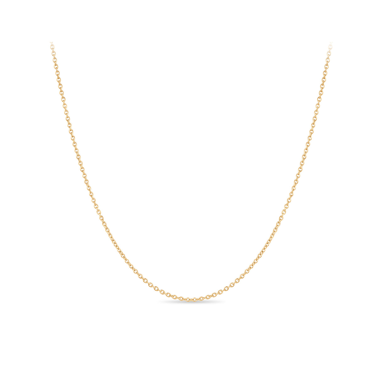 45cm Cable Link Chain in 9ct Yellow Gold