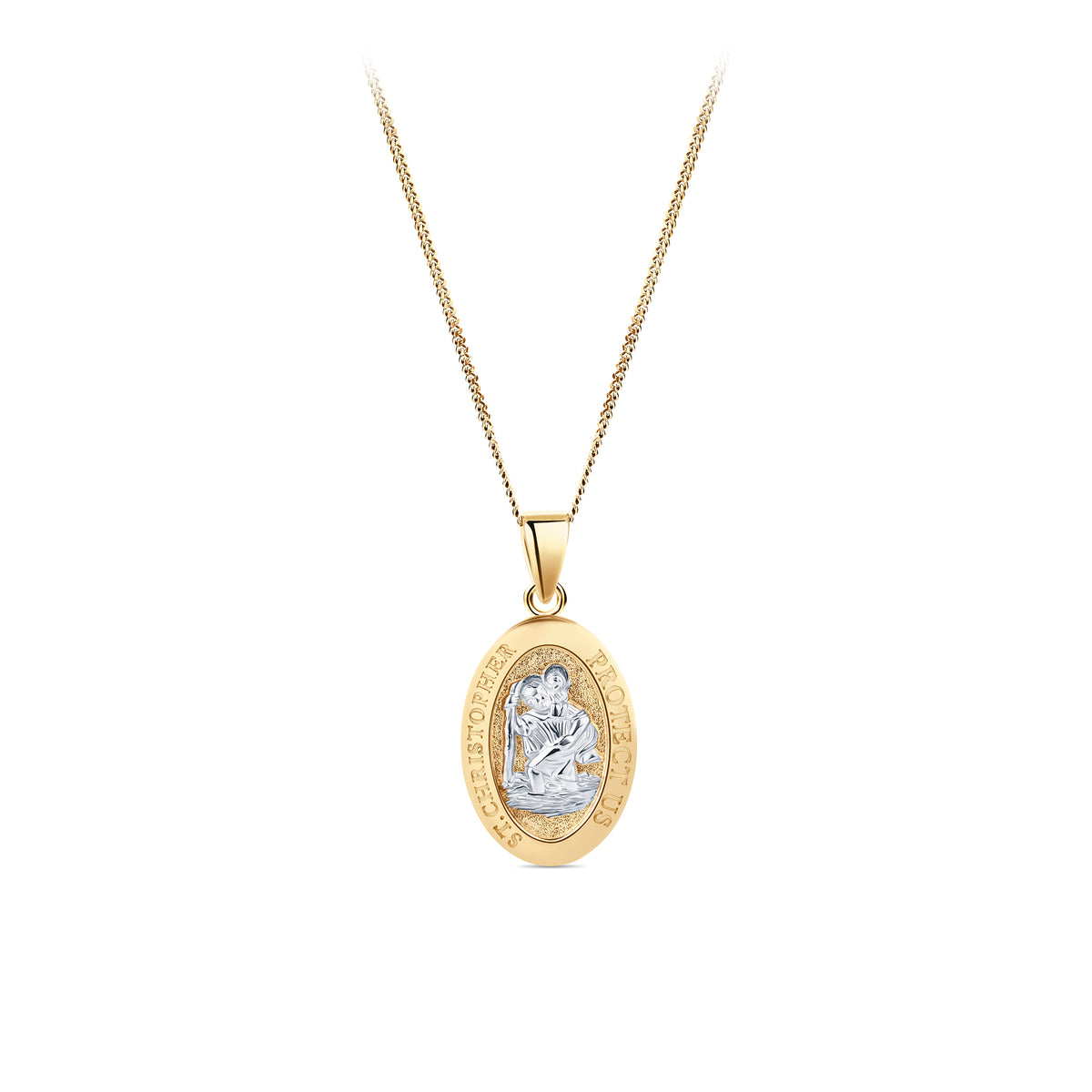 St. Christopher Pendant in 9ct Yellow Gold