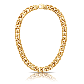 55cm Curb Chain in 9ct Yellow Gold - Wallace Bishop