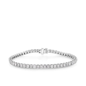 6.00ct TDW Diamond Tennis Bracelet in 9ct White Gold - Wallace Bishop