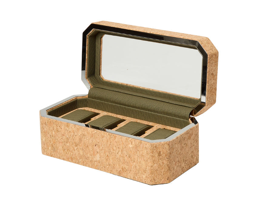 Wolf Cortica 4 Piece Watch Box