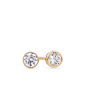 Cubic Zirconia Earrings in 9ct Yellow Gold