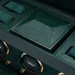 Wolf Brit Racing Green Triple Watch Winder