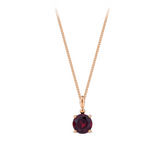 Garnet Pendant 9ct Rose Gold