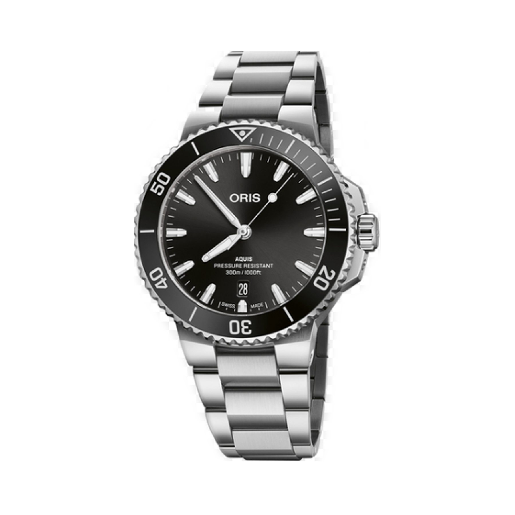 Oris Aquis Diver Men's 41.50mm Stainless Steel Automatic Watch 733 7787 4154MB