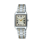 Casio Vintage Women's Two-Tone Quartz Watch LTPV007SG-9B