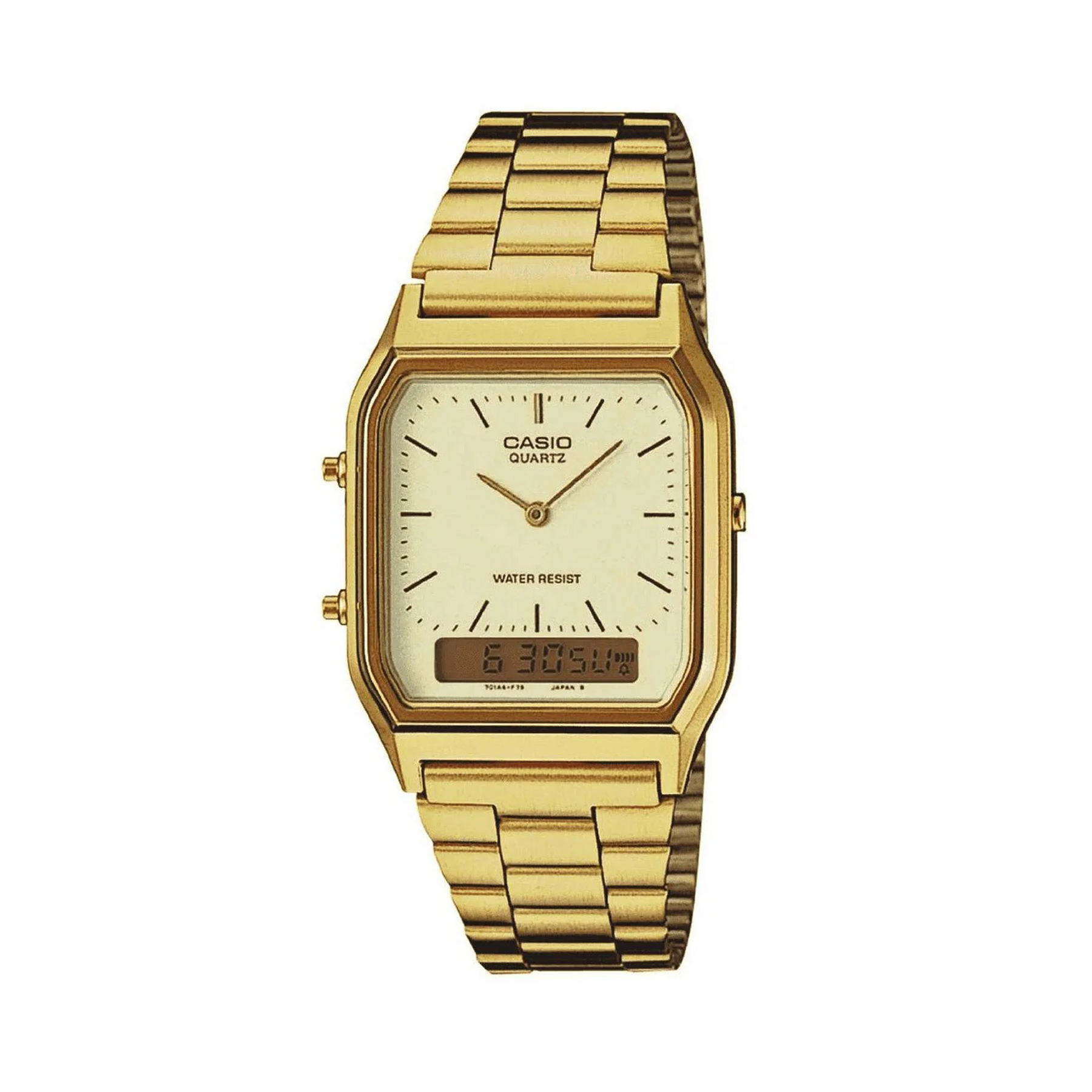 Casio Vintage Stainless Steel Quartz Watch AQ230GA-9DS