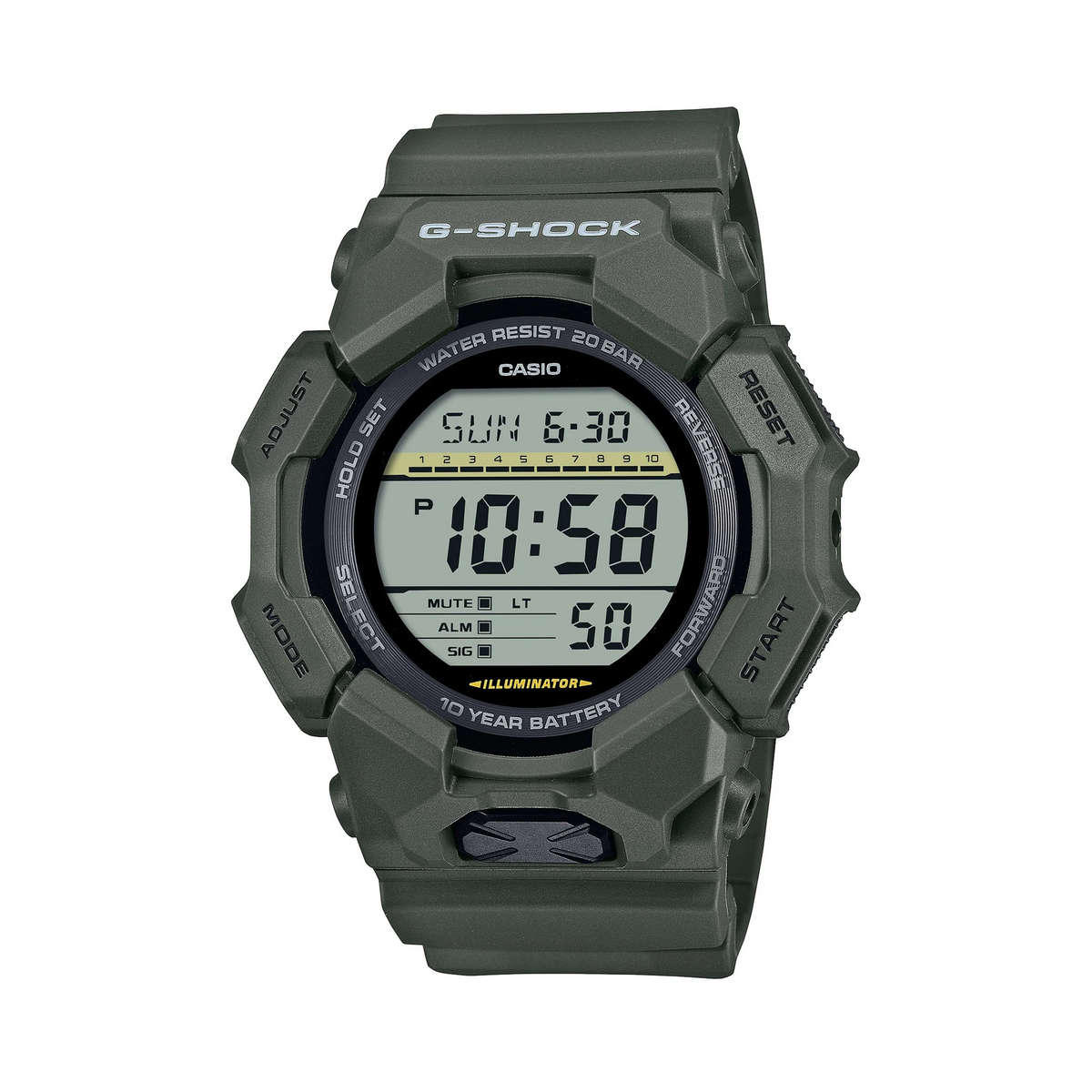 Casio G-SHOCK Men's Resin Quartz Watch GD010-3D